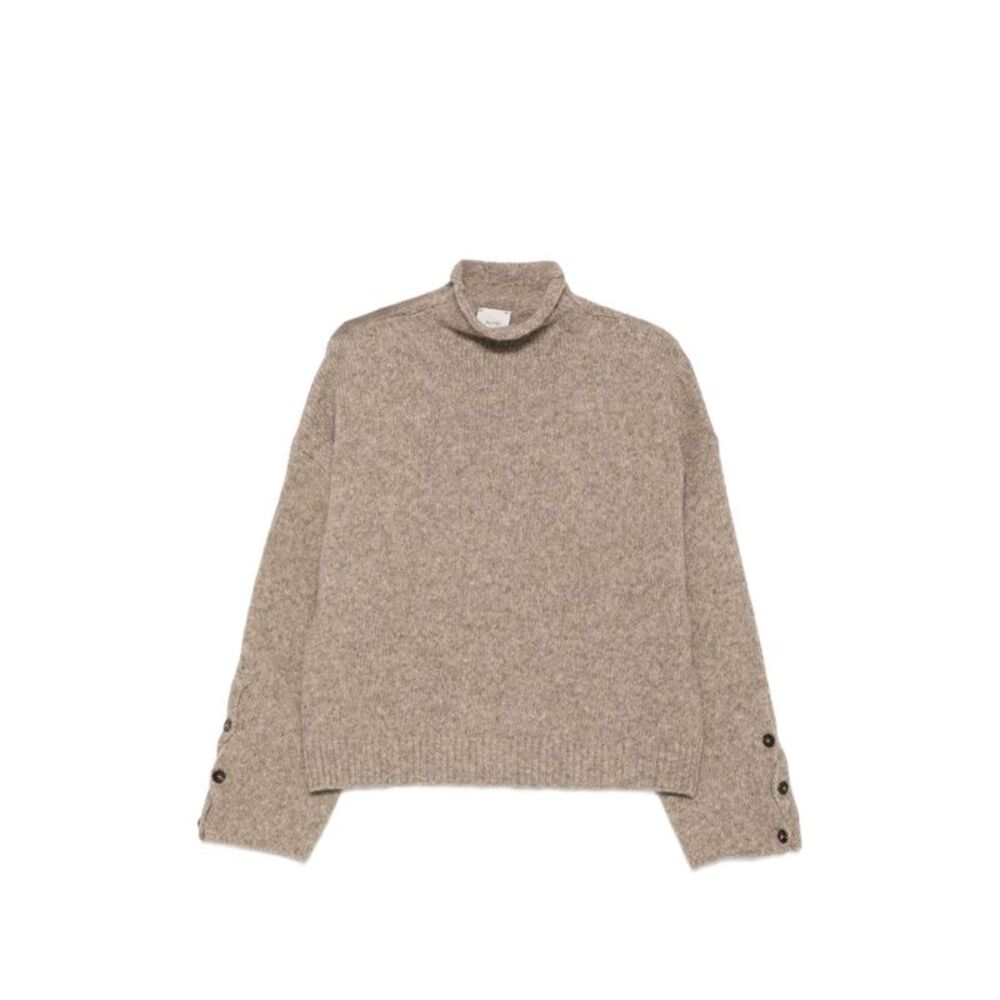 Alysi Women Wool Turtle-Neck Jumper